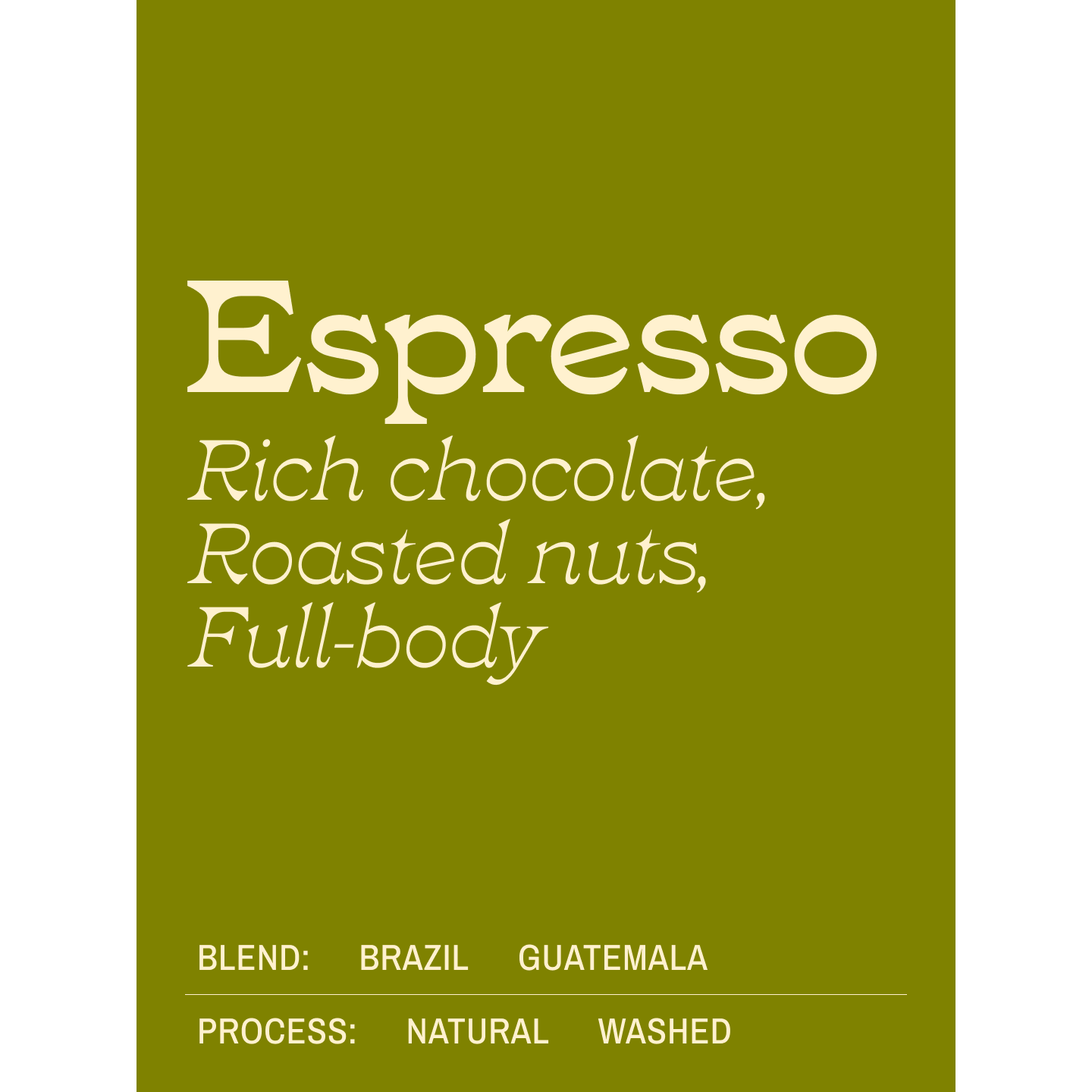 Espresso Blend - Medium Roast